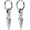 Arrow, variant on Sword/Cross/Awl Spike Dangle Earrings for Men Women Gothic Punk Stainless Steel Hinged Huggie Hoop Earring Jewelry Gift