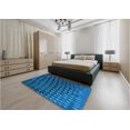 thumbnail image 5 of Ahgly Company Machine Washable Indoor Rectangle Transitional Blueberry Blue Area Rugs, 7' x 10', 5 of 7
