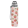 thumbnail image 2 of Strawberries 32oz Water Bottles with Straw Tritan Leakproof Sports Bottle BPA Free Clear for Fitness Gym Swimming Cycling, 2 of 7