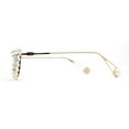 thumbnail image 3 of Large Rhinestone Show Sign Expose Lens Cat Eye Sunglasses Gold Black, 3 of 4