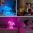 thumbnail image 3 of Lámpara 3D Illusion Okiyid Horse Night Light, 16 colores, mando a distancia, 3 of 7