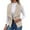 Khaki, variant on HJYCHN 2049 Women's Fall Winter Cardigan Long Sleeve Casual Solid Color Coat with Front Pocket Design Warm Wear Purple XL