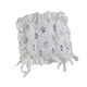 thumbnail image 5 of Cojín de silla con volantes, cojín floral, elegante y suave, con lazos, asiento cuadrado Flor azul, 5 of 9