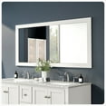thumbnail image 3 of Eviva Aberdeen 60" White Framed Bathroom Wall Mirror, 3 of 7
