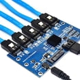 thumbnail image 3 of SATA 3.0 Expansion Card 1 to 5 Port Converter Expansion Card 6Gbps Motherboard Riser Card Hub Adapter,1 * SATA Expansion Card Kit, 3 of 6