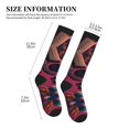 thumbnail image 2 of Compression Socks for Women and Men - Romantic Pink Heart Guitar Compression Socks Circulation for Workout, 2 of 8
