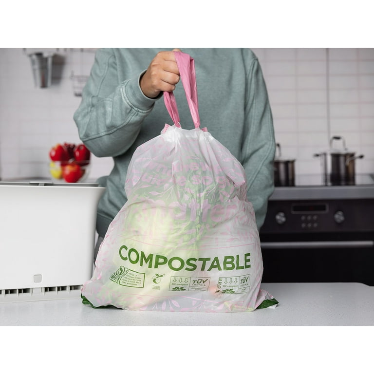 Matter Compostable 3-Gallon Drawstring Food Scrap Bags Combo Pack