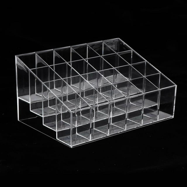 Soporte de lápiz labial acrílico Perfecl organizador de maquillaje 24 espacios