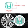 thumbnail image 5 of IPG Compatible with Crosstour Accord Element CRV CRZ Ridgeline Odyssey Pilot Logo Center Cap Overlay Wheel Tire Decals Stickers (Logo: 2.25" / Center Cap:2.75")(4 Units) (Blue Coral), 5 of 6