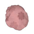thumbnail image 2 of YFYANG Women's Double Waterproof Shower Cap, Pink Polka Dot Flowers Reusable Hair Cap for All Hair Styles and Head Sizes, 2 of 9