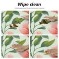 thumbnail image 4 of JEUXUS  Easter Tulip Pattern Tablecloth Round Washable Table Cloth Fabric Table Covers for Indoor Outdoor Kitchen Party Picnic Dining Holiday Decor, 4 of 7
