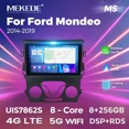 thumbnail image 2 of Radio estéreo para automóvil MEKEDE para Ford Mondeo 5 Fusion 2014-2019 Unidad principal con pantalla táctil WIFI 4G LTE Carplay multimedia automotriz, 2 of 5