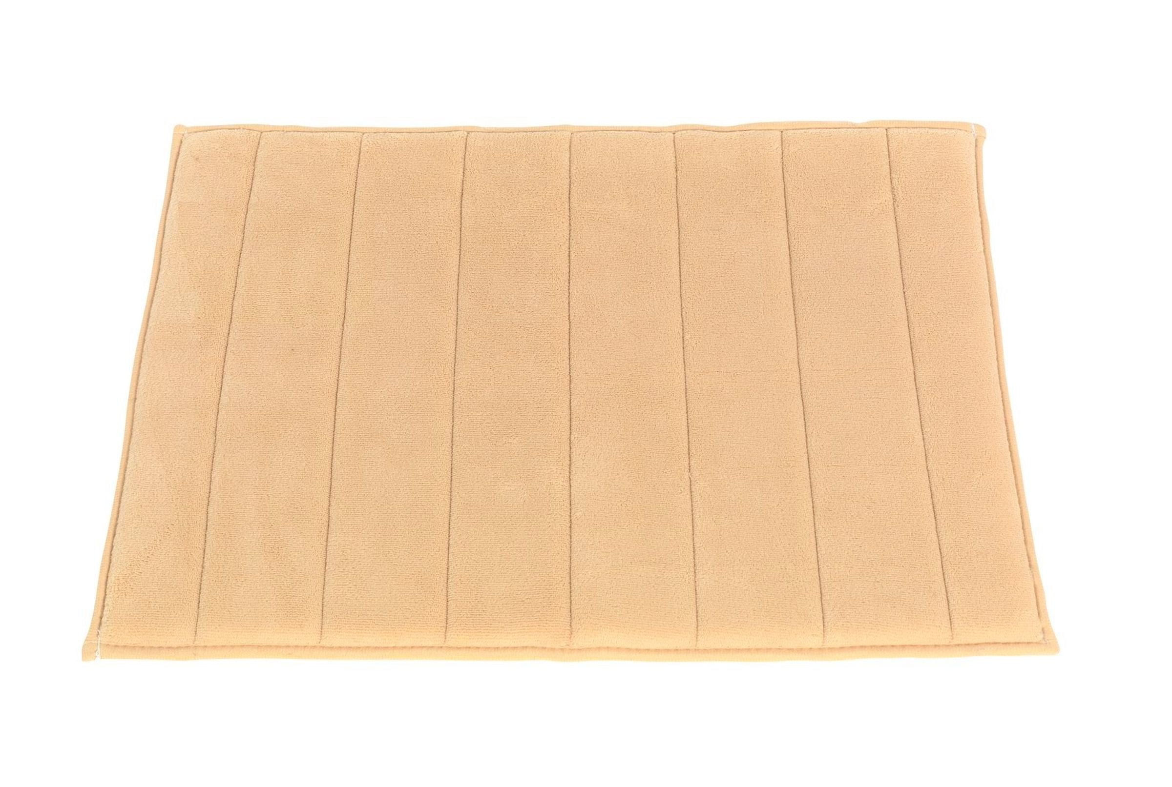 BetterBath Memory Foam Plush Bath Mat (16" x 24") Ivory