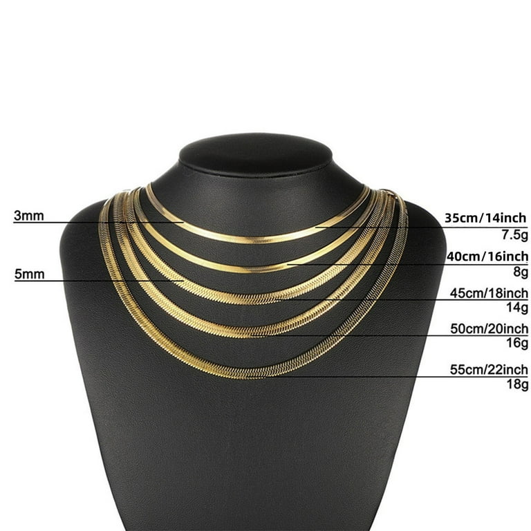 Acun Heart Pendant Necklace - Dainty Gold Bead Snake Chain For Women & Men, Hypoallergenic