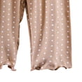 thumbnail image 4 of Virmaxy Polka Dot Ruffle Top and Cropped Pants Set Girls Summer Two Piece Outfit with Elastic Waist for Sweet Casual Style, for 3-10 Years, 4 of 9
