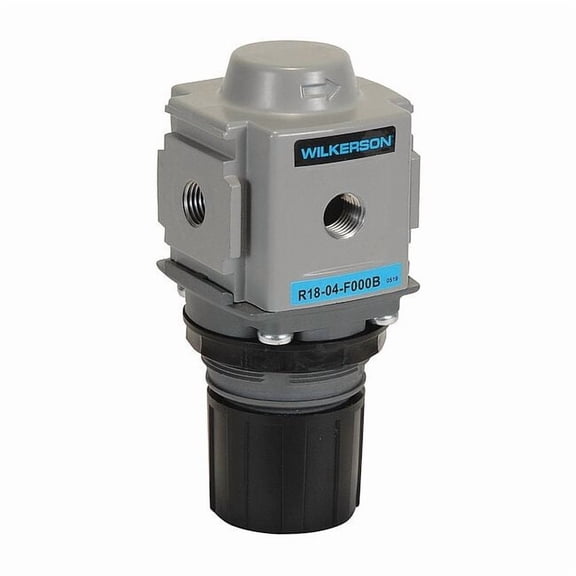 Wilkerson Air Pressure Regulator,1/2" Pipe Size R18-04-F000B