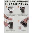 thumbnail image 4 of French Press Single Serving Coffee Maker Small Press Maximum Flavor Coffee Brewer With Superior Filtration. Capacity：350ML, 4 of 5