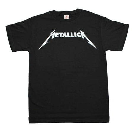 Bravado Entertainment - Metallica Black and White Logo T-Shirt Large ...