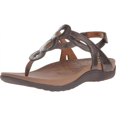 

Rockport Women s Ramona Flat Sandal 8 Bronze