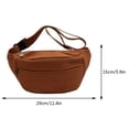 thumbnail image 5 of Cangurera Bolsos de pecho ajustables para niñas, correas de hombro, Color sólido de calle de moda para viajes Tmvgtek Para Estrenar, 5 of 5