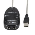 thumbnail image 4 of USB Guitar Link Cable Audio Connector Recorder for PC with Stereo Headphone Output, USB Powered Software CD, 4 of 7