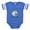 Royal Blue, variant on CafePress - Stork Baby Brazil 2 - Cute Infant Baby Football Bodysuit
