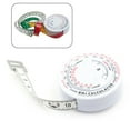 Bmi Body Mass Index Retractable Tape 150Cm Calculator Diet Tape