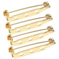 thumbnail image 4 of Más de 50 Broches de Broche Trasero de Broche Artesanal de Metal Plateado, Pasadores de Seguridad, Pasadores de Barra, Hallazgos Yinane  Broche pin broche trasero, 4 of 8