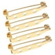 thumbnail image 4 of 100/50/30 pta/oro tón DIY pinza para el pelo broche Pin trasero cierre de seguridad 15mm 30mm Zulema  Broche pin broche trasero, 4 of 8