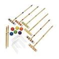 thumbnail image 2 of pitrice Interactive Six Player Croquet Set With Wooden Mallets Backyard Gatherings And Sport Activities Teens 2 Benchmark, 2 of 6