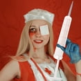 thumbnail image 2 of Inyector falso gigante Doctor Enfermera Tema Inyector Doctor Juega de la jeringa de la jeringa de la barra de cosplay suministro para reuniones temáticas de la fiesta de vestuario, 2 of 8