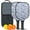 Pioneer Flower Floral, variant on Pickleball Paddles Set,Pioneer Flower Floral Print Pattern Fiberglass Surface Pickleball Racket Set with 2 Indoor Outdoor Pickleball Balls and Pickleball Bag,Pickle-ball Equipment
