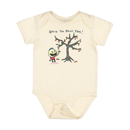 

Inktastic Behold the Bacon Tree! Gift Baby Boy or Baby Girl Bodysuit