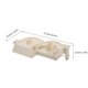 thumbnail image 2 of unbranded Soporte De Drenaje Para Twin-Tub Compatible Y Fácil Instalación Beige, 2 of 7