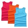 thumbnail image 3 of Bovxnpu Boys Girls Tank Tops Undershirt Sleeveless T Shirts Children Inner Layer Summer Children T-shirt Base Shirt Round-Neck Camisoles, 3 of 4