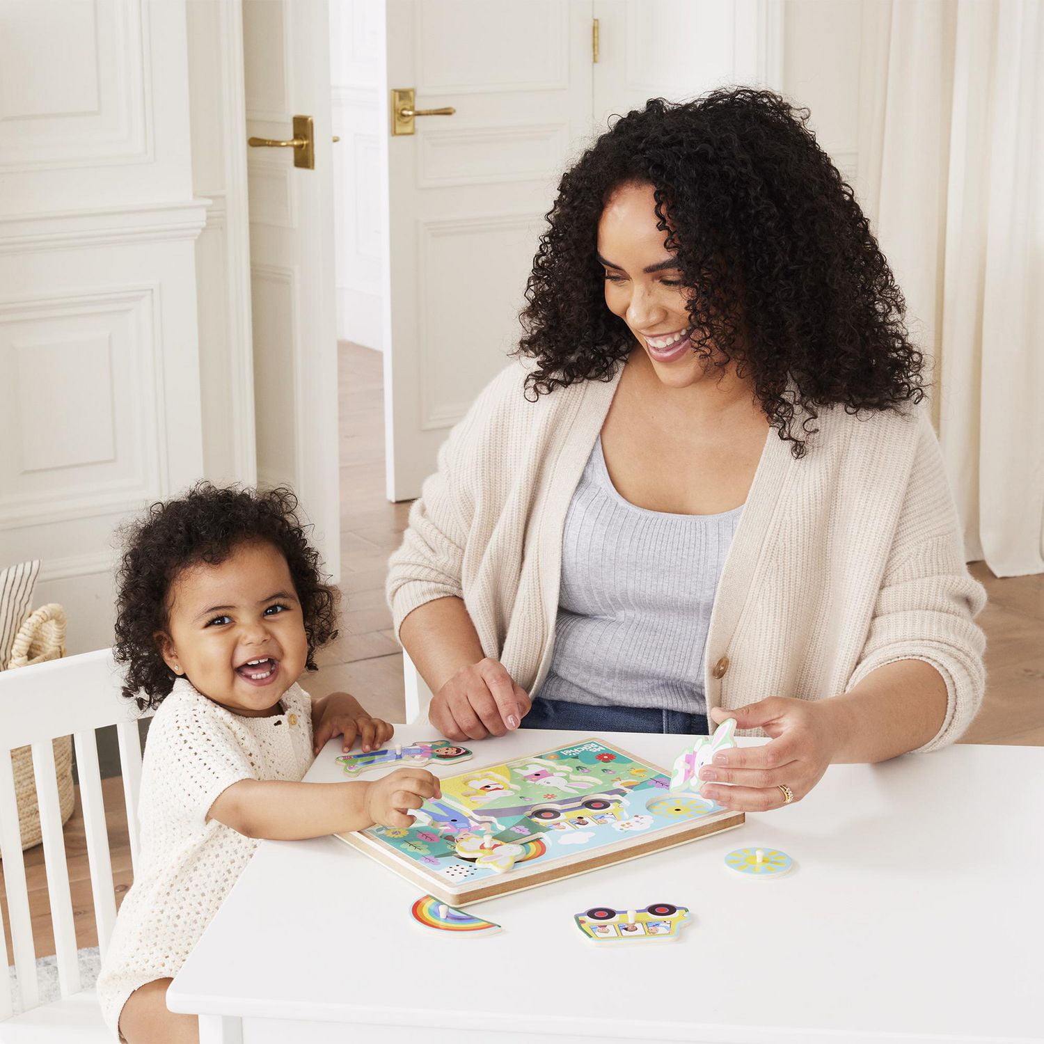 Melissa & Doug, Puzzle musical en bois Ms. Rachel, jouet éducatif pour bébés et tout-petits - certifié FSC Melissa & Doug