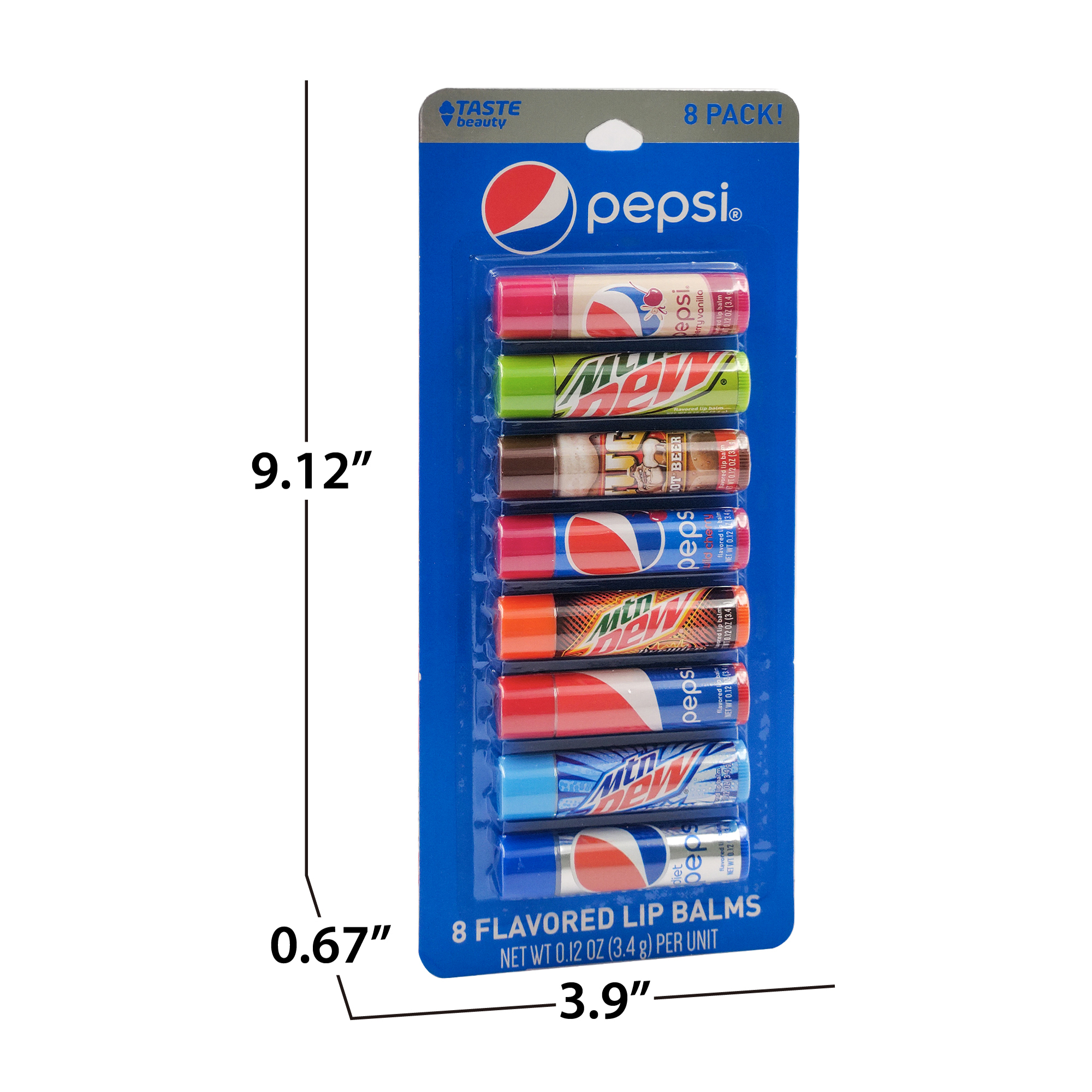 Pepsi Lip Balm 8PK