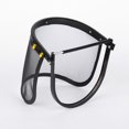 thumbnail image 2 of Casco con visera de malla, protector facial de malla, visera cómoda con máscara de esgrima, para corte forestal, corte hortícola, 2 of 5