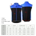 thumbnail image 3 of ARSUXEO Chaqueta sin mangas para hombre ultrafina ligera para correr ciclismo bicicleta, 3 of 4