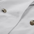 thumbnail image 4 of Vedolay Casual Jackets for Women Lapel Neck Long Sleeve Clothes Button Front Fashion Jacket,White L, 4 of 5