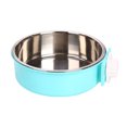 thumbnail image 1 of Alimentador de acero inoxidable Greeniant para perros gatos y cachorros tazón de agua para comida azul L, 1 of 6