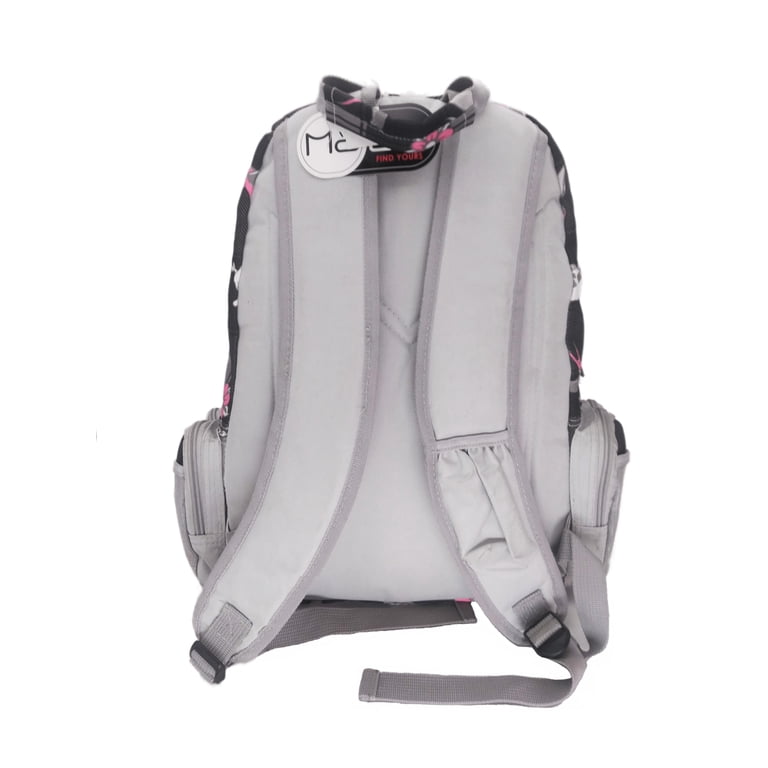 Mojo icon skull Full Size Padded school Backpack 18\