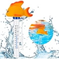 thumbnail image 1 of Swimming Pool Thermometer, Floating Pool Thermometer Cartoon Cute Thermometer Used for Water Temperature(Goldfish), 1 of 5