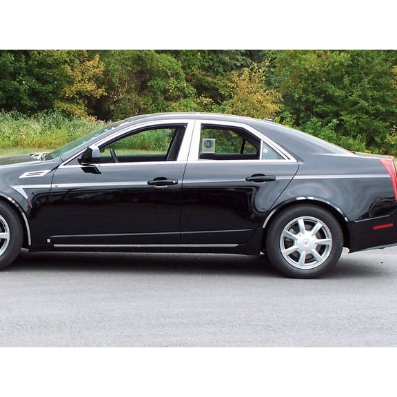 Stainless Steel Side Accent Trim 14Pc Fits 2008-2013 Cadillac CTS AT48250 QAA
