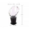 thumbnail image 2 of Red wine pourer, small petal wine pourer, 2 pieces, 2 of 5