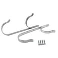 thumbnail image 2 of Pool Pole Hanger Premium 4Pcs Aluminium Holder Set, Perfect Hooks for Telescopic Poles, Skimmers, Leaf Rakes, Nets, 2 of 7