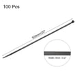 thumbnail image 2 of Uxcell 100PCS Cable Zip Ties 20 Inch, Self-Locking Nylon Wire Ties with 50 lbs Tensile Strength for Indoor and Outdoor, Black, 2 of 6