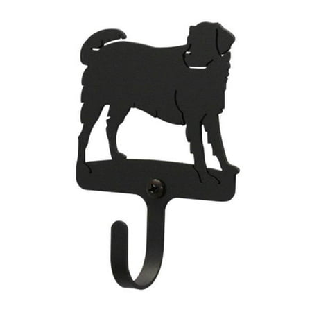 

Village Wrought Iron WH-105-S Dog Wall Hook Small - Black