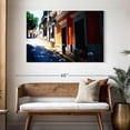 thumbnail image 3 of Elephant Stock Calle De Sol Old San Juan Puerto Rico Wall Art - Horizontal Canvas Wall Art - Living Room Wall Decor - Places Canvas - Orange And Gray Decor By George Oze - 48" x 32", 3 of 8