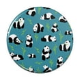thumbnail image 1 of Panda and Bamboo Pattern Pinback Button Pin, 1 of 4